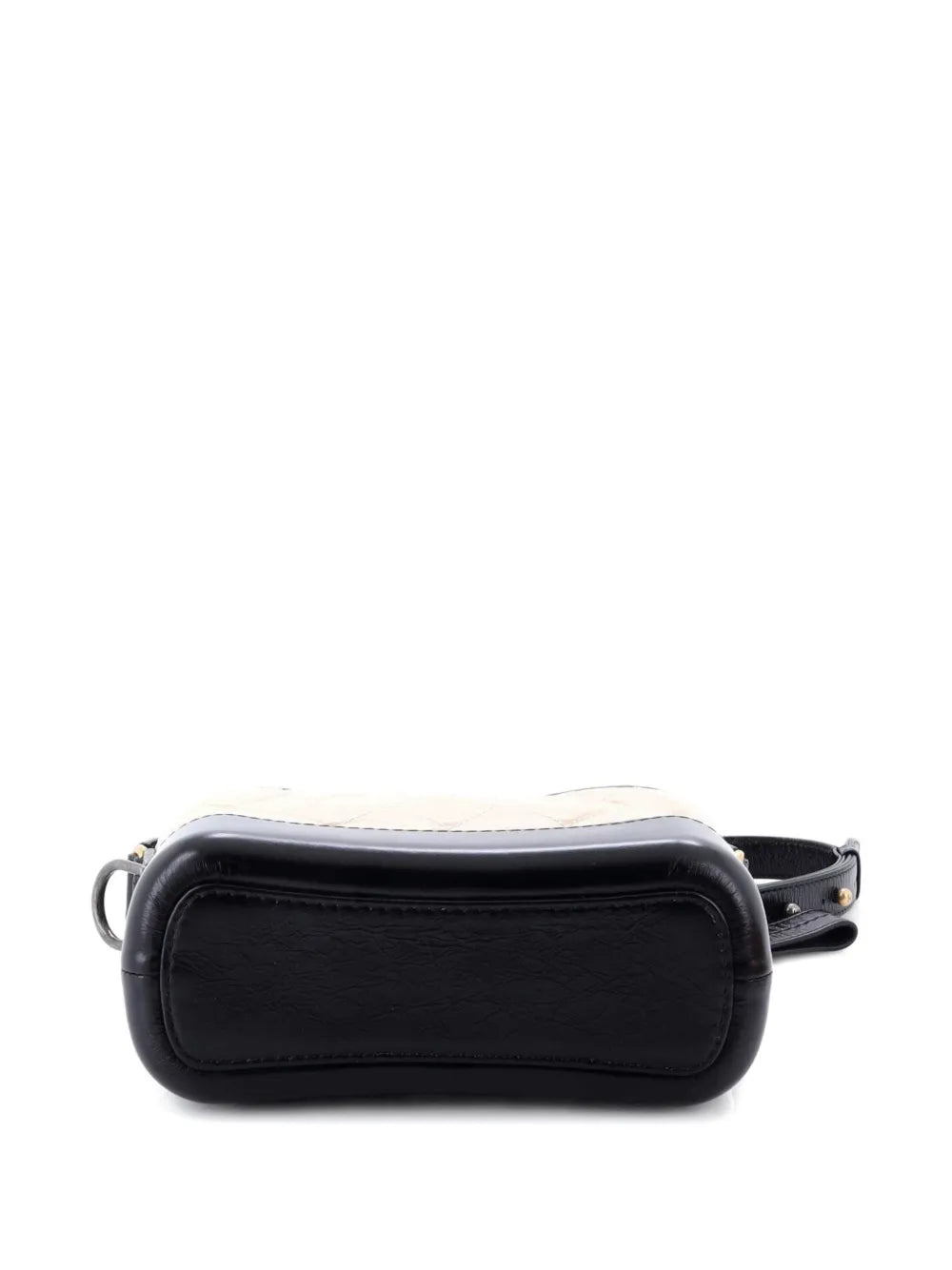 Chanel Pre Owned Bicolor Gabrielle Quilted Aged Calfskin Small Hobo Bag — Same as shown — Size One Size — Top View