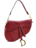 Christian Dior Pre Owned Saddle Handbag Leather Medium Shoulder Bag — Same as shown — Size One Size — Front View
