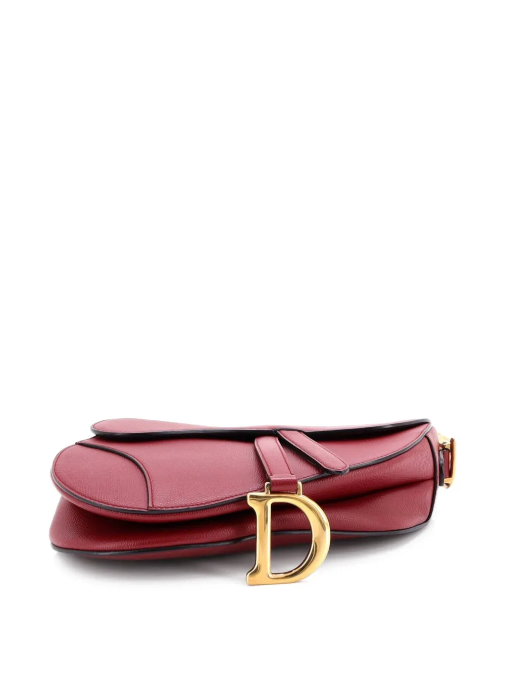 Christian Dior Pre Owned Saddle Handbag Leather Medium Shoulder Bag — Same as shown — Size One Size — Detail View