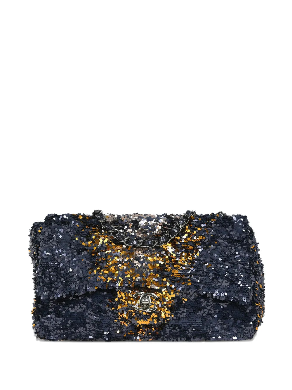Chanel Pre Owned 2018 2019 Sequin Embellishment Shoulder Bag — Same as shown — Size One Size — Front View
