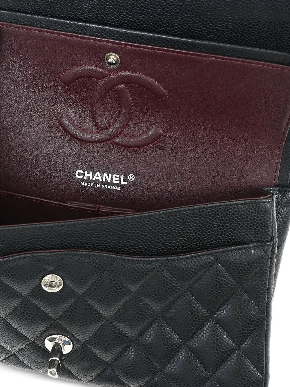 Chanel Pre Owned 2019 Medium Classic Double Flap Shoulder Bag — Same as shown — Size One Size — Detail View