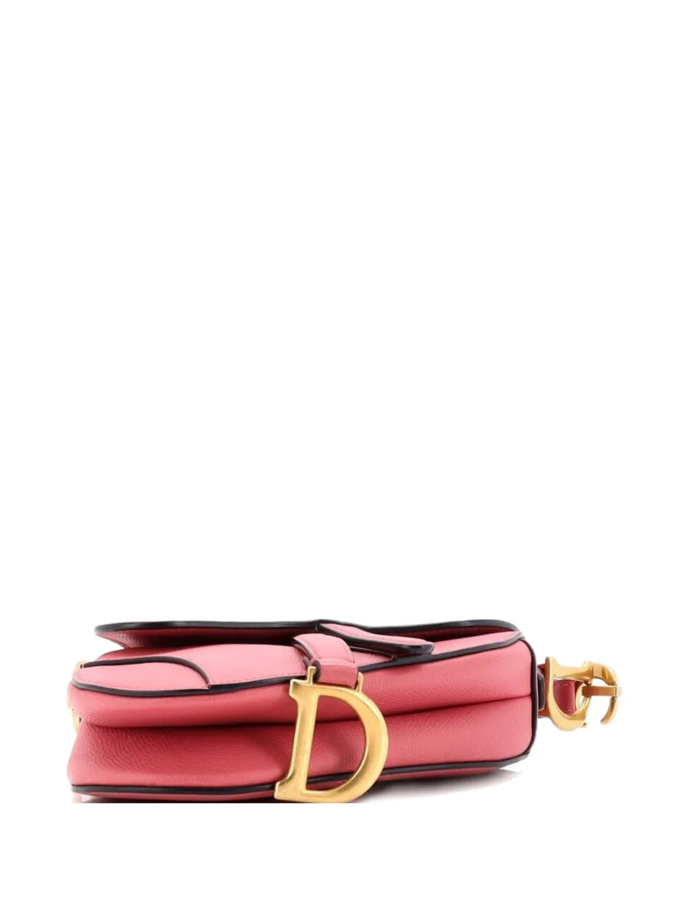 Christian Dior Pre Owned Saddle Handbag Leather Mini Shoulder Bag — Same as shown — Size One Size — Back View