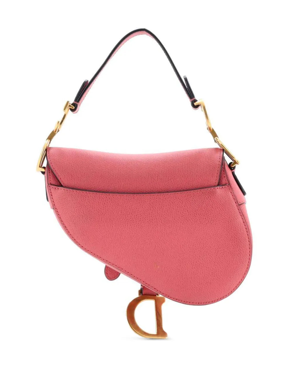 Christian Dior Pre Owned Saddle Handbag Leather Mini Shoulder Bag — Same as shown — Size One Size — Side View