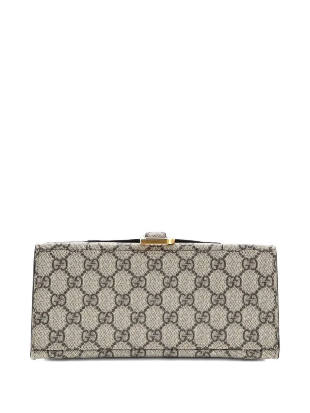 Gucci Pre Owned X Balenciaga The Hacker Project Hourglass Top Handle Bag Gg Coated Canvas Small Shoulder Bag — Same as shown — Size One Size — Top View