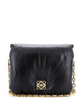Loewe Pre Owned Goya Puffer Bag Leather Medium Shoulder Bag — Same as shown — Size One Size — Front View