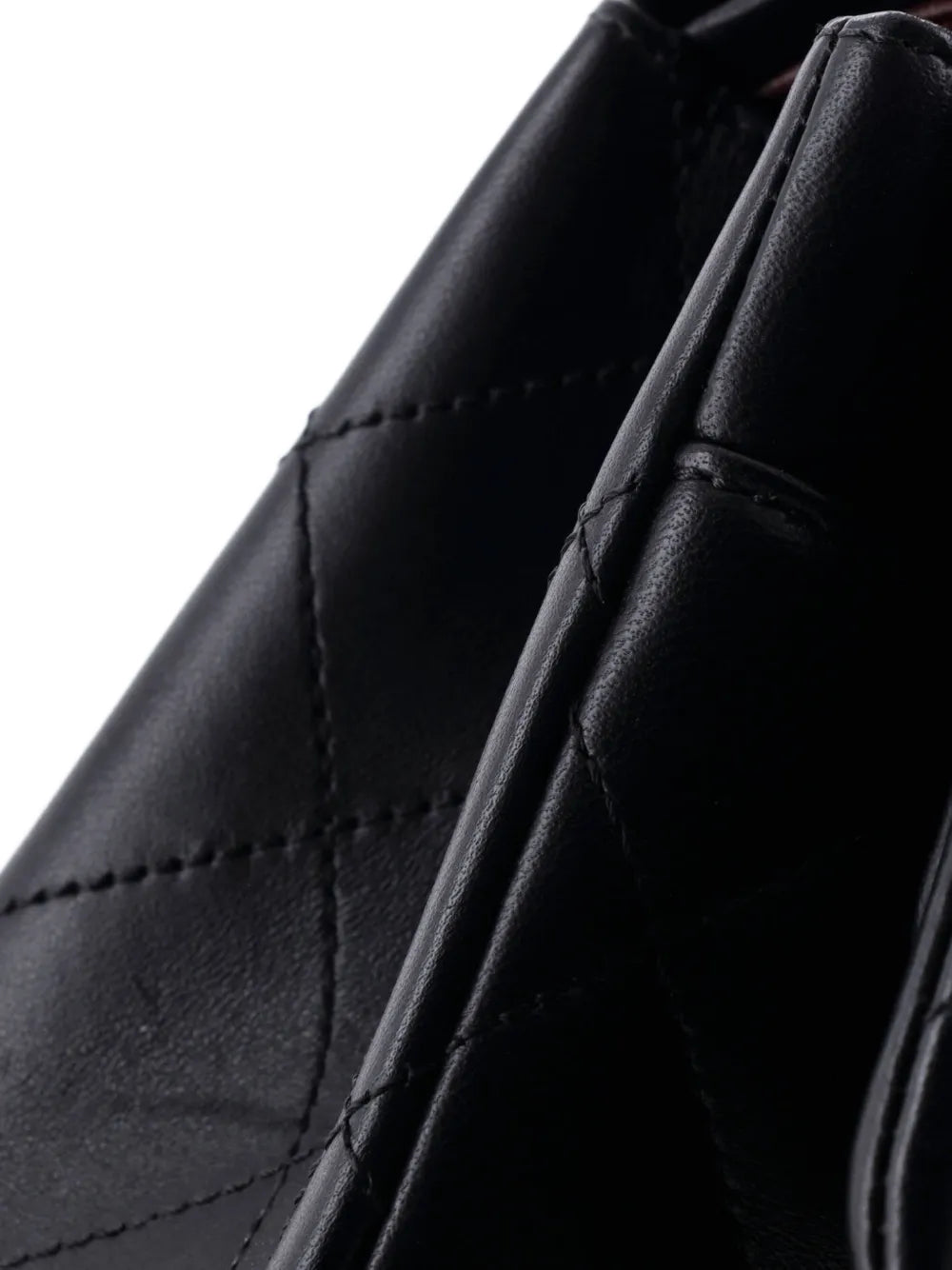 Chanel Pre Owned Classic Double Flap Bag Quilted Lambskin Jumbo Shoulder Bag — Same as shown — Size One Size — Top View