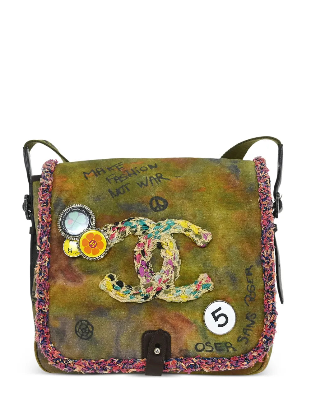 Chanel Pre Owned 2015 Graffiti Shoulder Bag — Same as shown — Size One Size — Front View