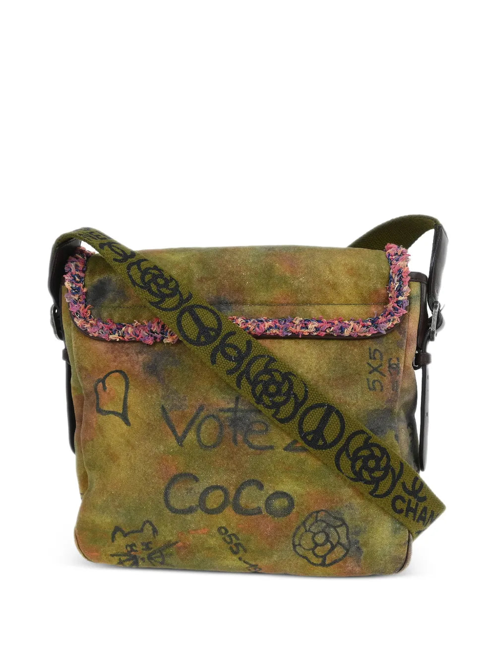 Chanel Pre Owned 2015 Graffiti Shoulder Bag — Same as shown — Size One Size — Side View