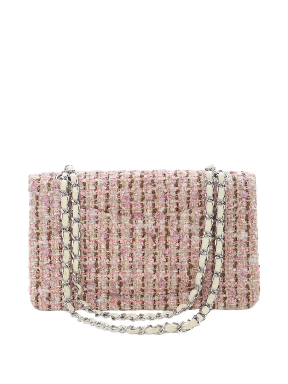 Chanel Pre Owned 2005 2006 Medium Classic Tweed Double Flap Shoulder Bag — Same as shown — Size One Size — Side View
