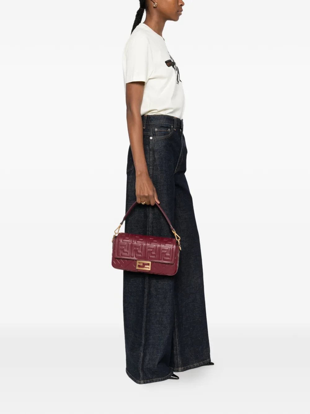 Fendi Baguette Shoulder Bag — Same as shown — Size One Size — Side View