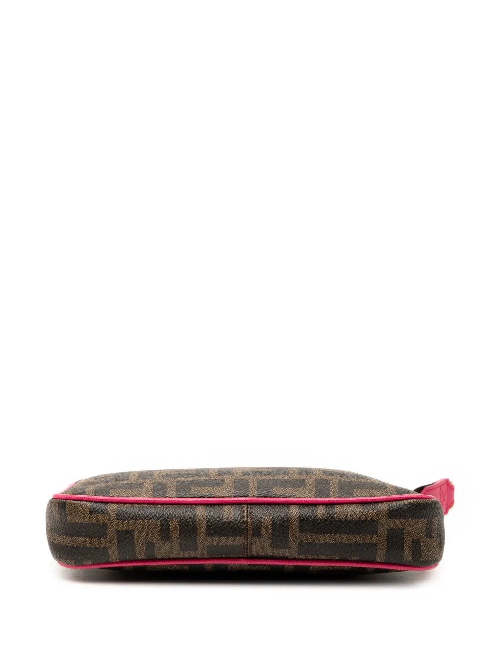 Fendi Pre Owned 2010 2025 Zucca Spalmati Chain Pochette Shoulder Bag — Same as shown — Size One Size — Top View