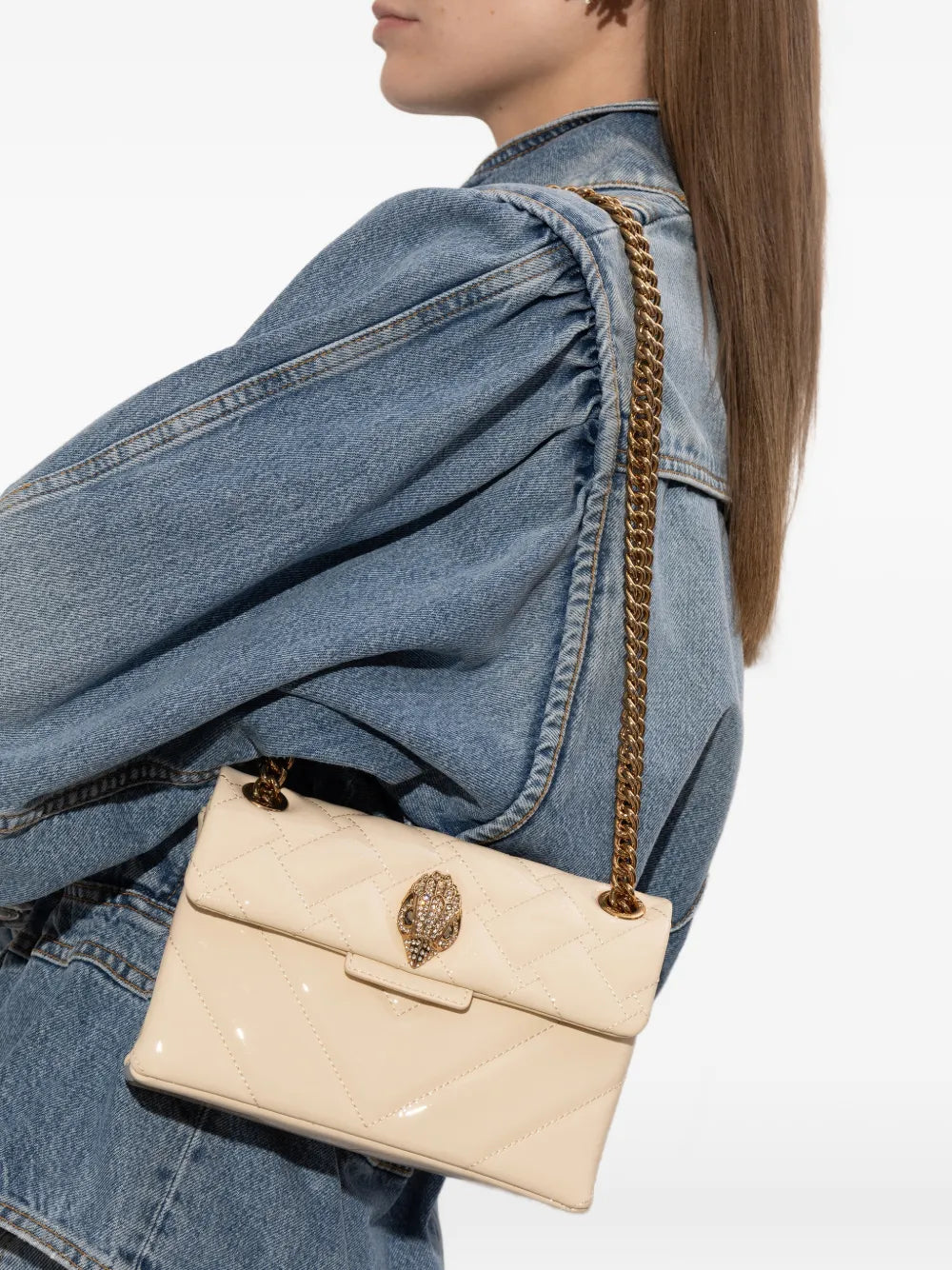Kurt Geiger London Mini Kensington Leather Tote Bag — Same as shown — Size One Size — Side View