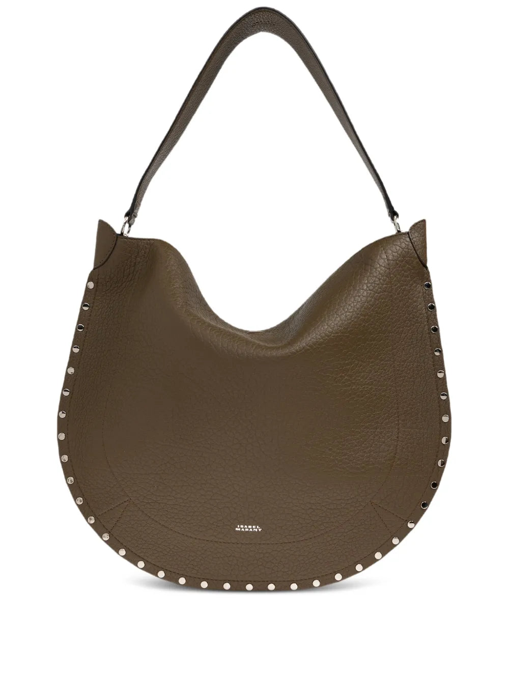 Isabel Marant Oskan Studded Shoulder Bag — Same as shown — Size One Size — Front View