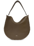 Isabel Marant Oskan Studded Shoulder Bag — Same as shown — Size One Size — Front View