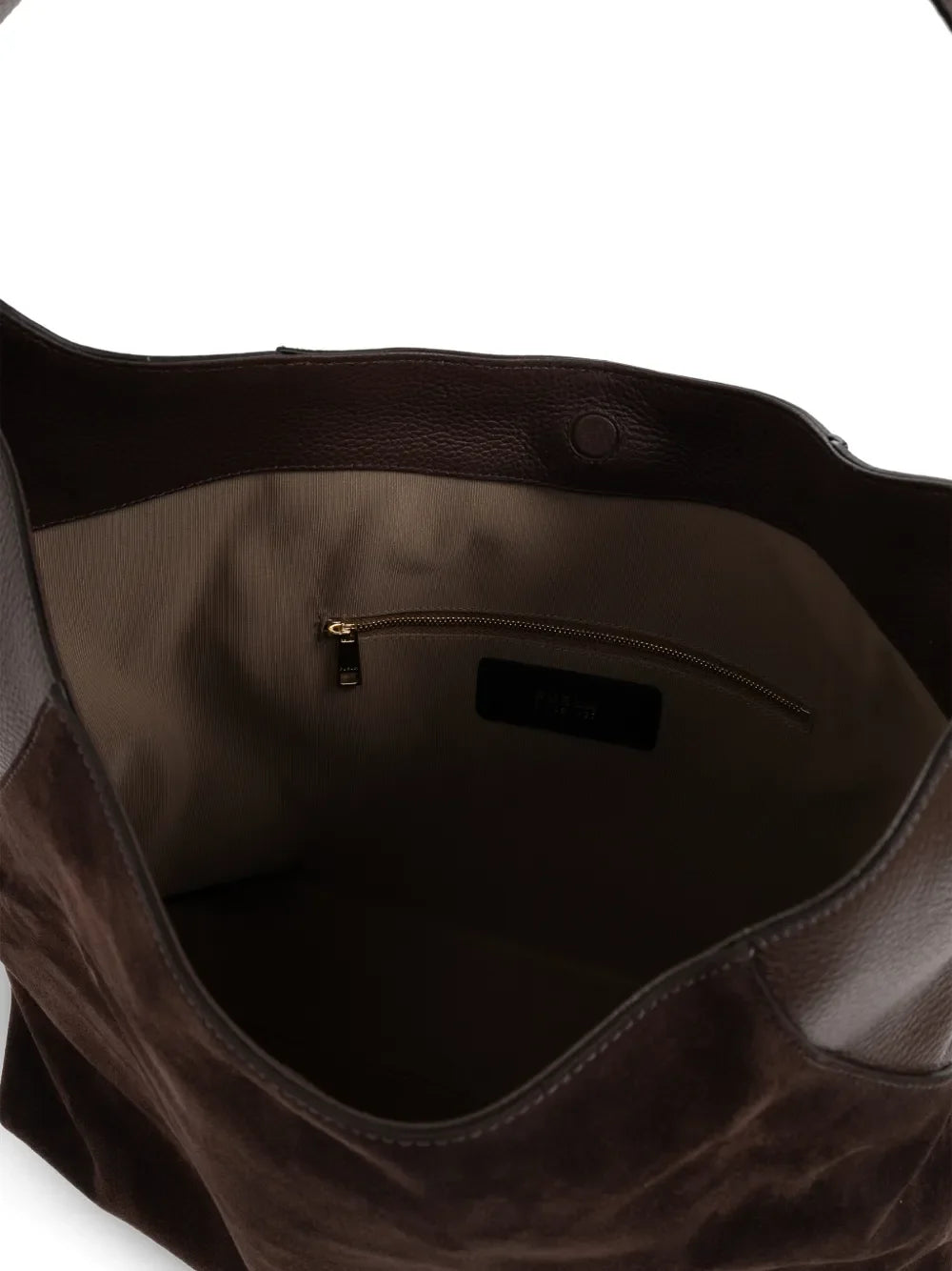 Furla Large Lara Suede Shoulder Bag — Same as shown — Size One Size — Detail View