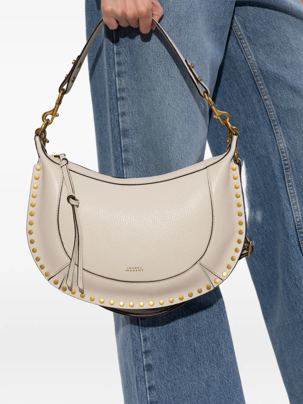 Isabel Marant Naoko Studded Leather Shoulder Bag — Same as shown — Size One Size — Side View