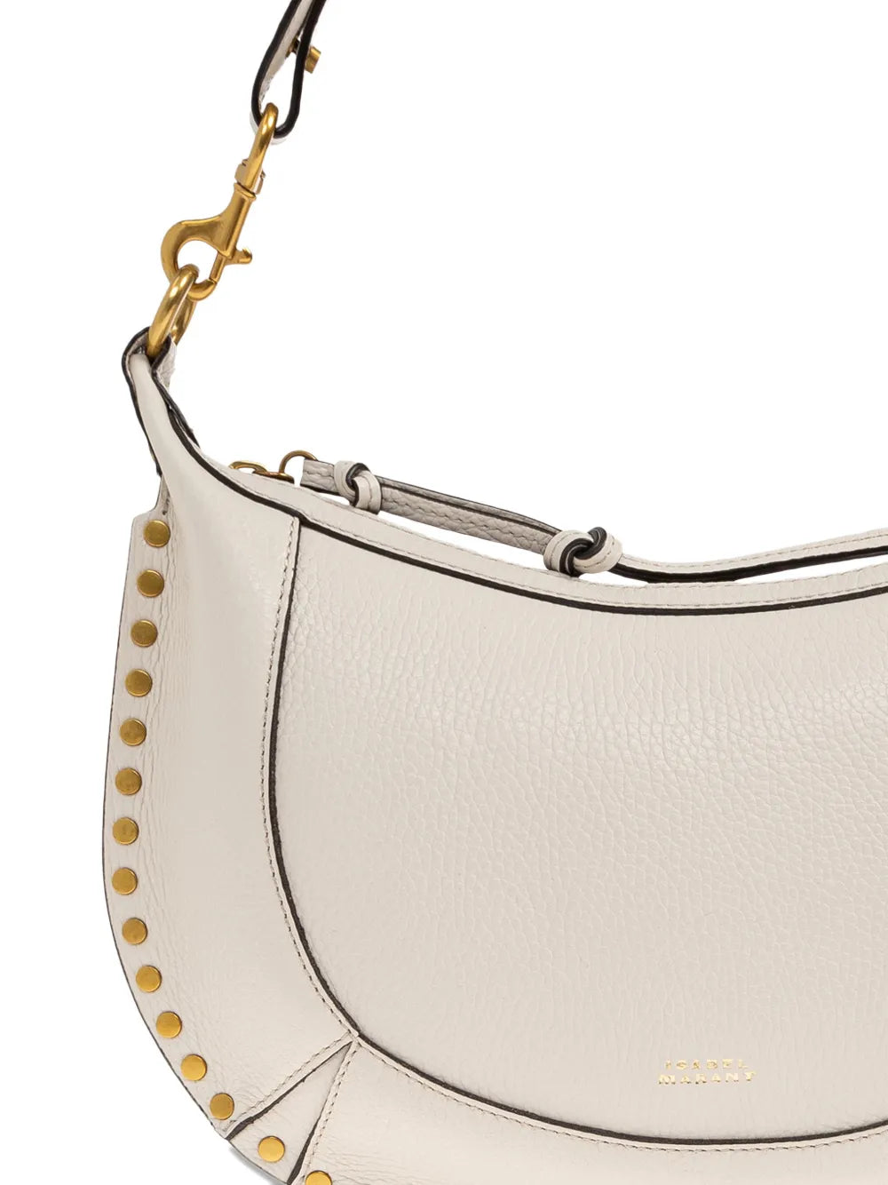 Isabel Marant Naoko Studded Leather Shoulder Bag — Same as shown — Size One Size — Top View