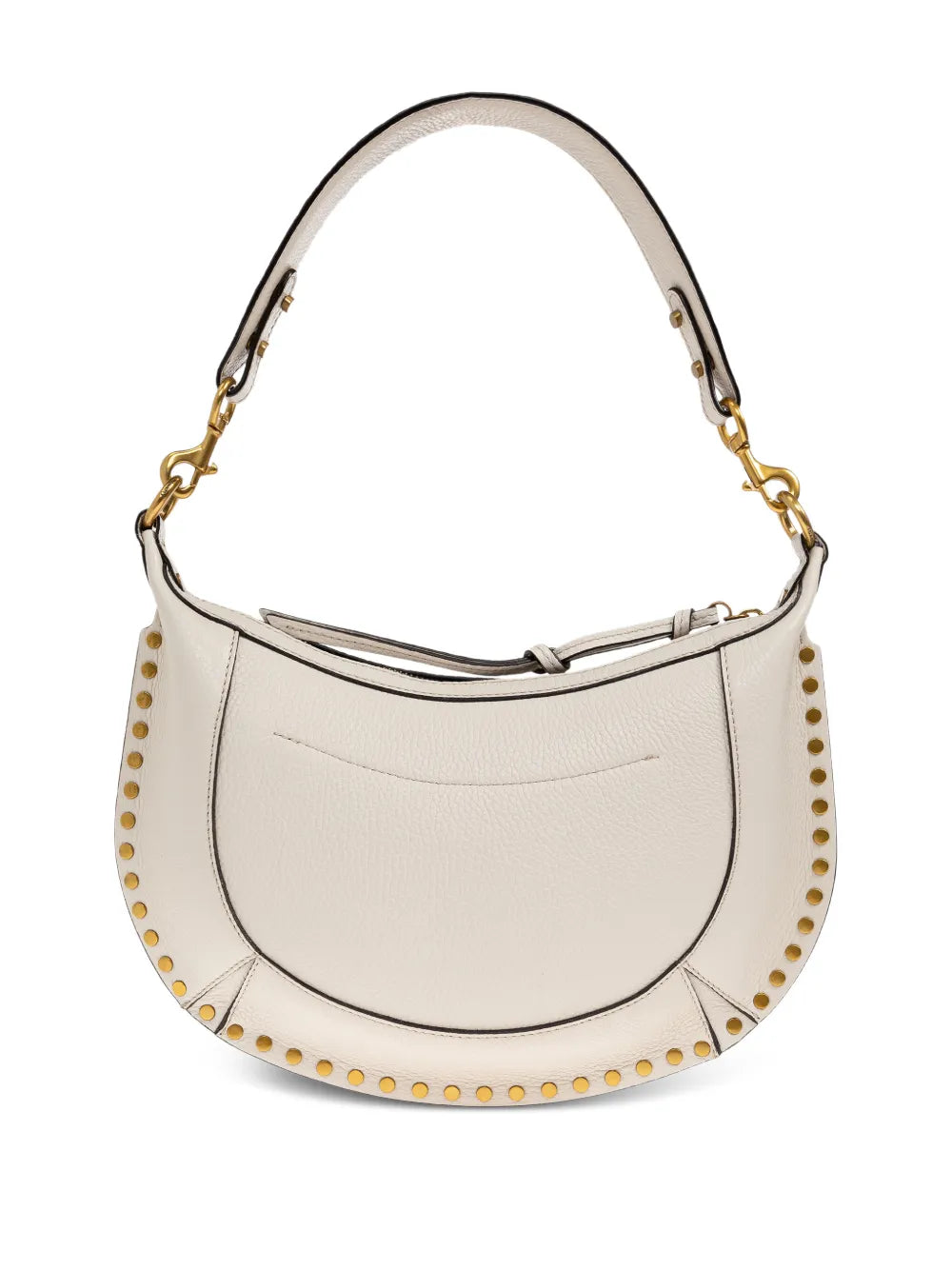 Isabel Marant Naoko Studded Leather Shoulder Bag — Same as shown — Size One Size — Back View