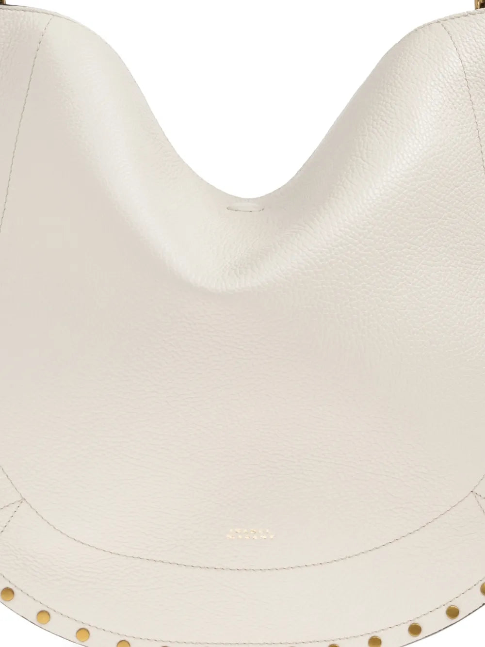 Isabel Marant Oskan Studded Shoulder Bag — Same as shown — Size One Size — Top View