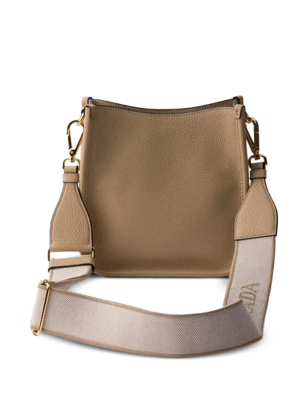 Prada Mini Logo Detail Leather Shoulder Bag — Same as shown — Size One Size — Side View