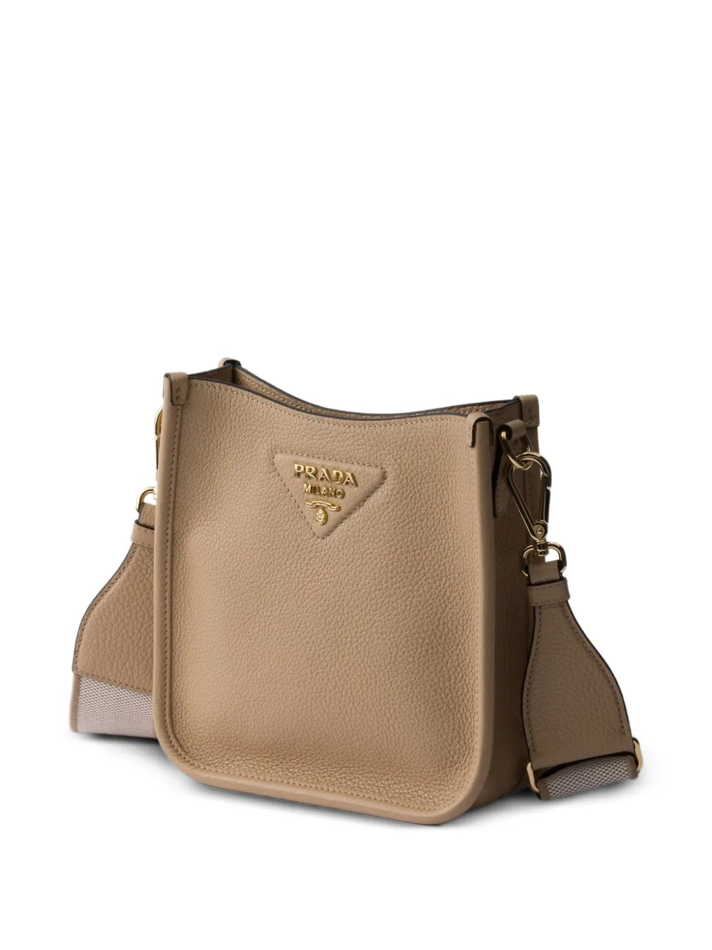 Prada Mini Logo Detail Leather Shoulder Bag — Same as shown — Size One Size — Back View