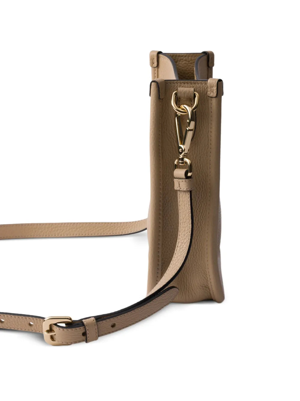 Prada Mini Logo Detail Leather Shoulder Bag — Same as shown — Size One Size — Top View