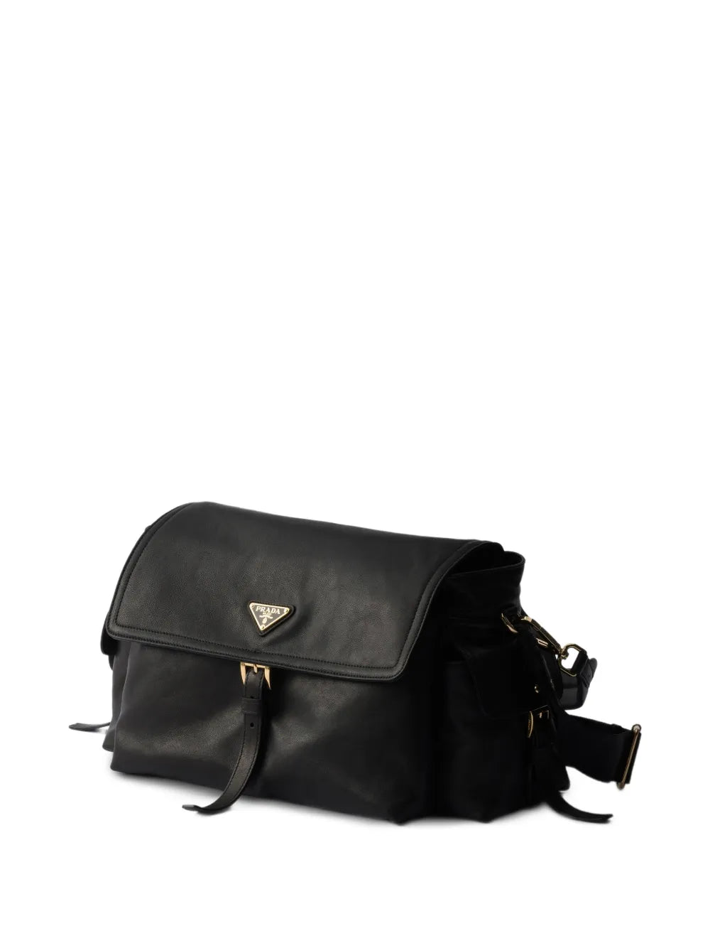 Prada Large Explore Leather Shoulder Bag — Same as shown — Size One Size — Back View