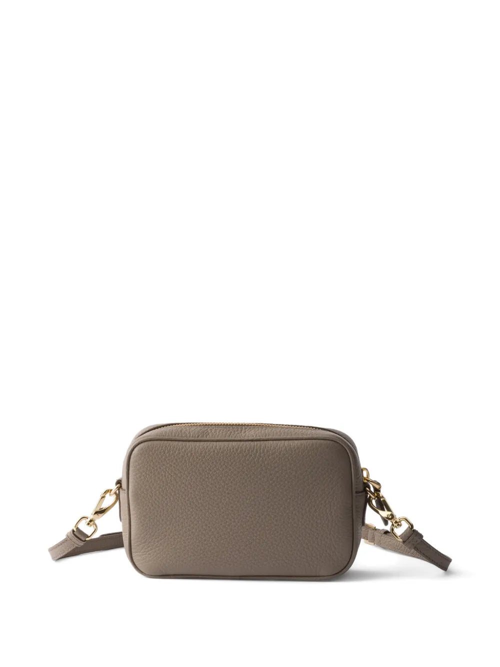Prada Mini Zip Triangle Logo Leather Shoulder Bag — Same as shown — Size One Size — Side View