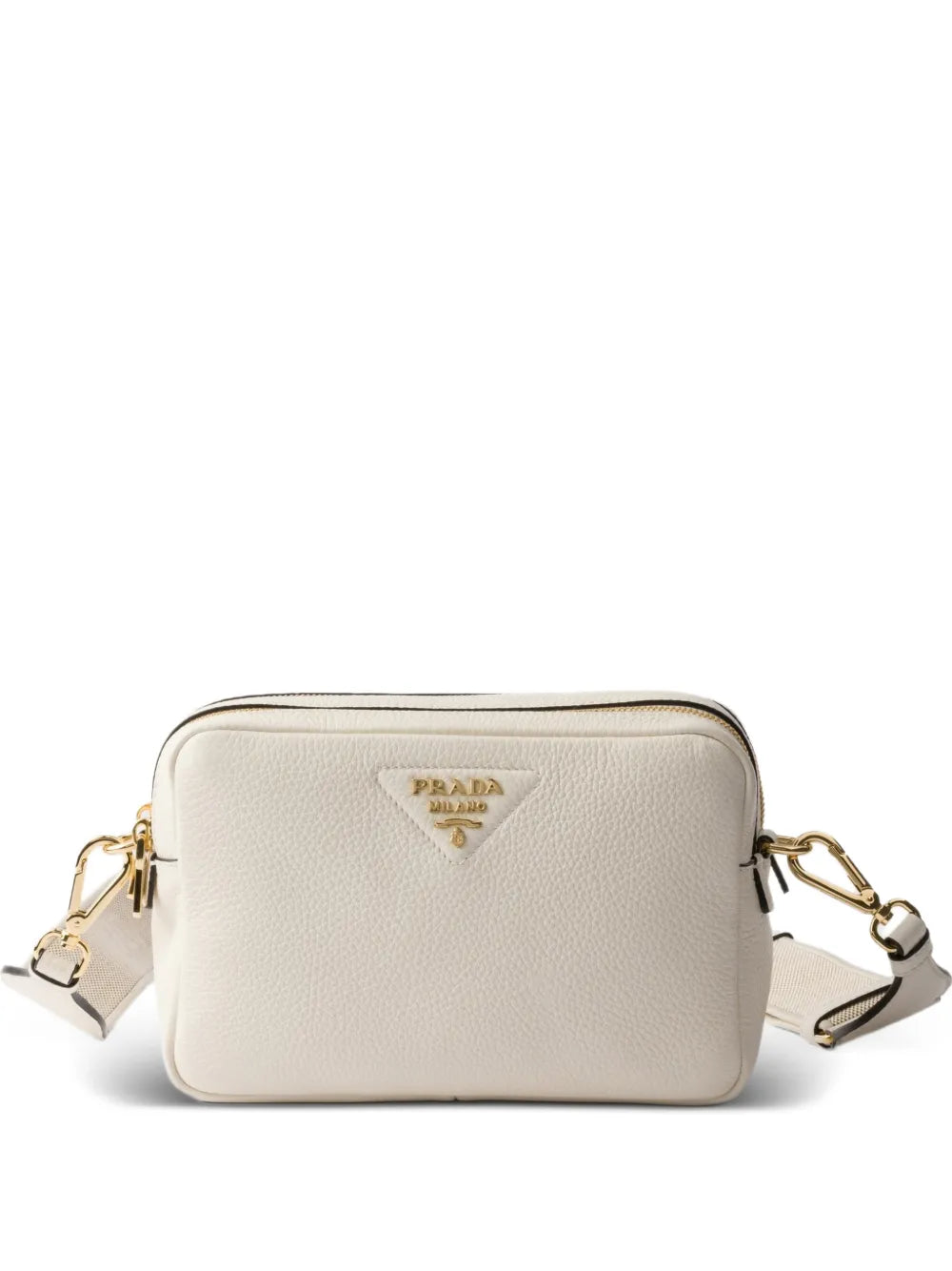 Prada Small Leather Shoulder Bag — Same as shown — Size One Size — Front View