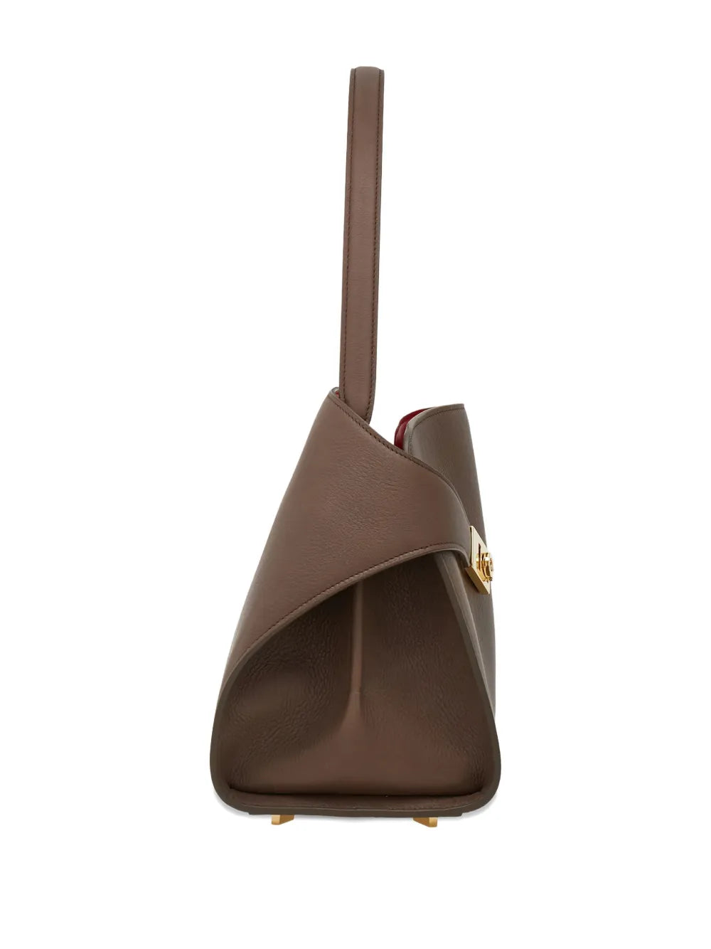 Ferragamo Leather Shoulder Bag — Same as shown — Size One Size — Back View