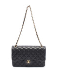 Chanel Pre Owned 2016 2017 Jumbo Classic Lambskin Double Flap Shoulder Bag — Same as shown — Size One Size — Front View