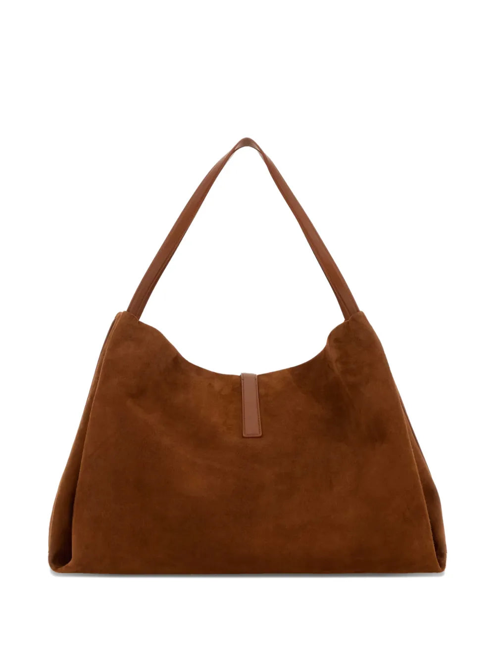 Ferragamo Gancini Detail Suede Shoulder Bag — Same as shown — Size One Size — Side View
