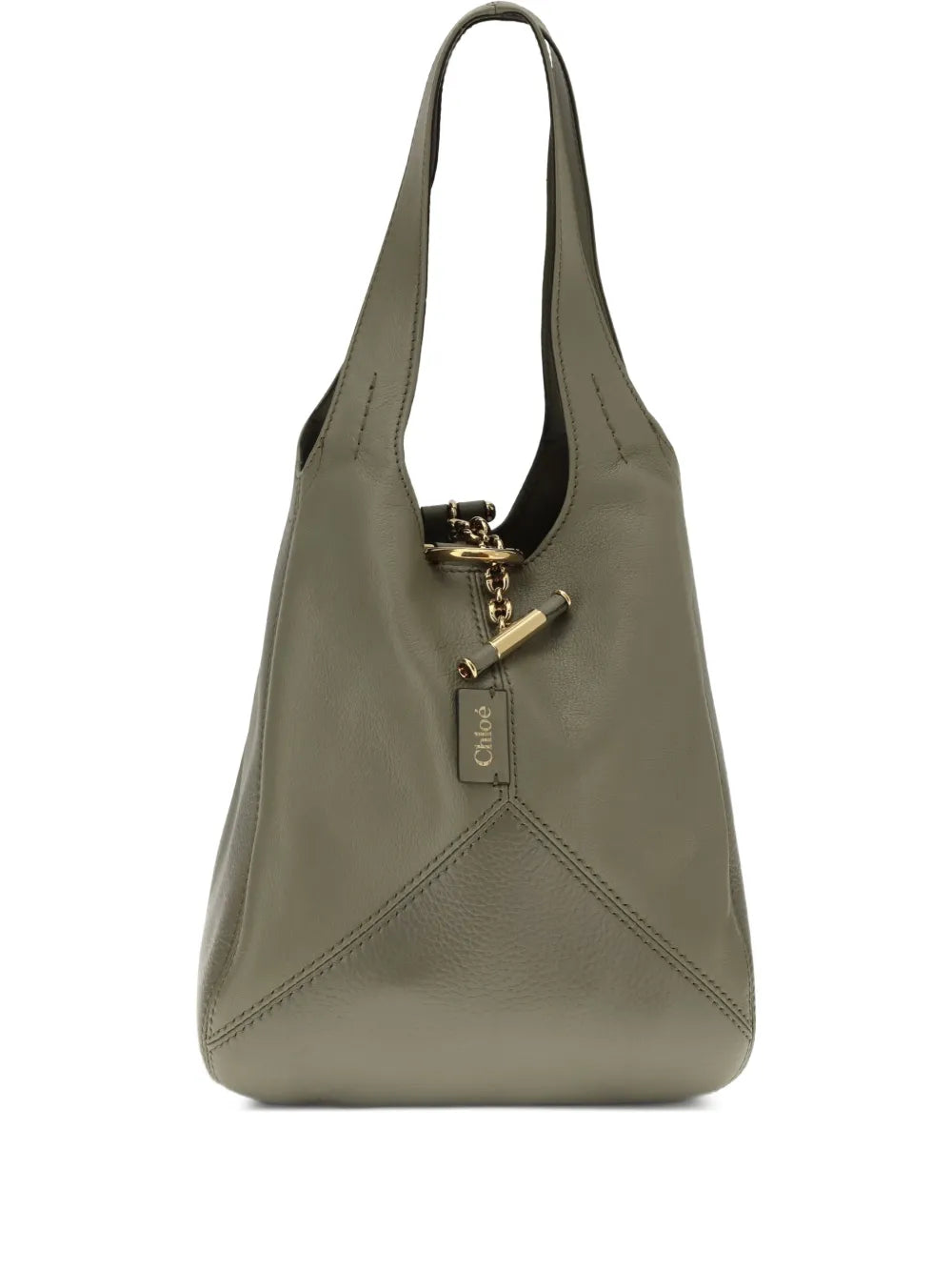 Chloe Small Balloon Logo Patch Shoulder Bag — Same as shown — Size One Size — Front View
