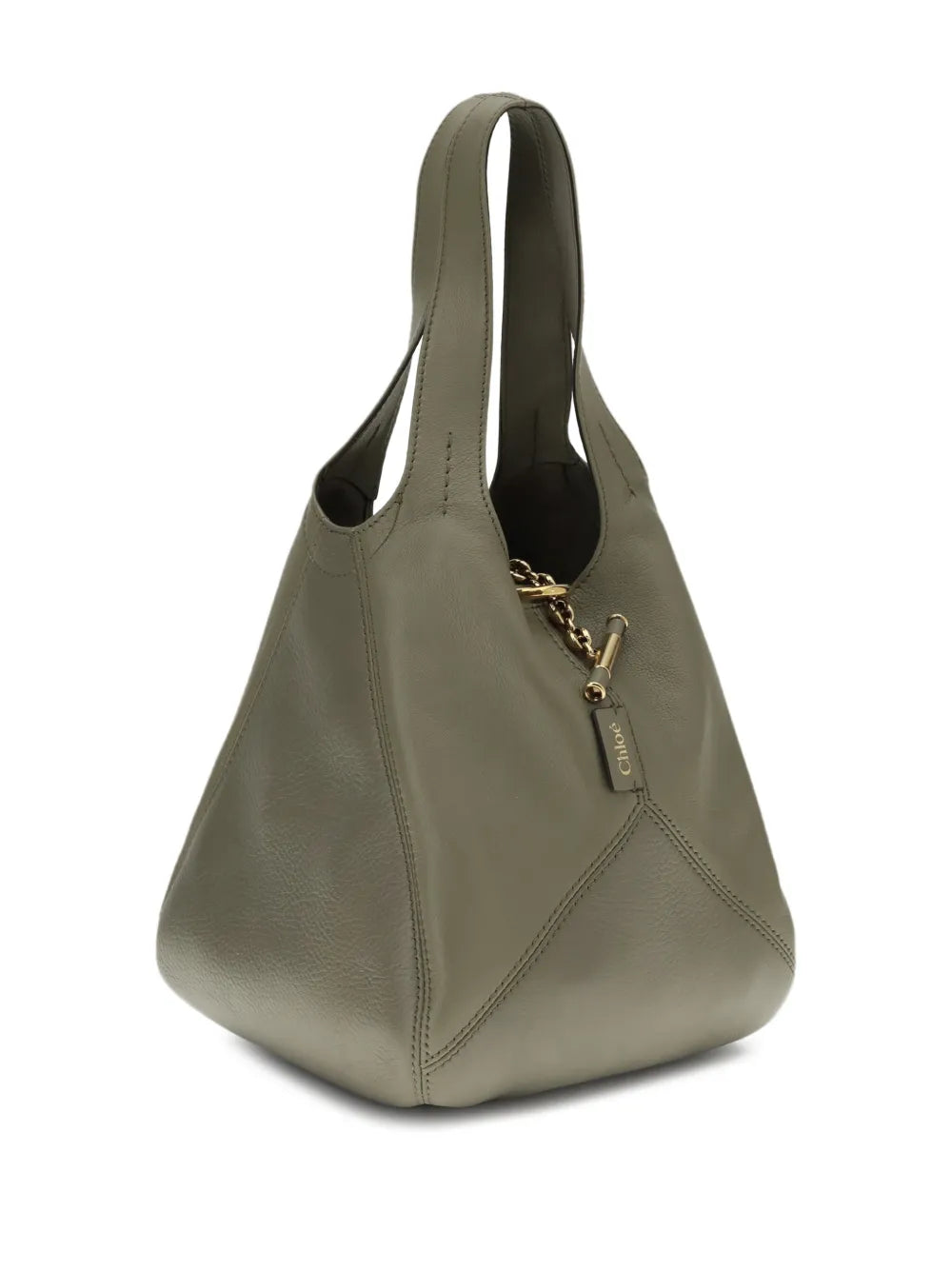 Chloe Small Balloon Logo Patch Shoulder Bag — Same as shown — Size One Size — Back View