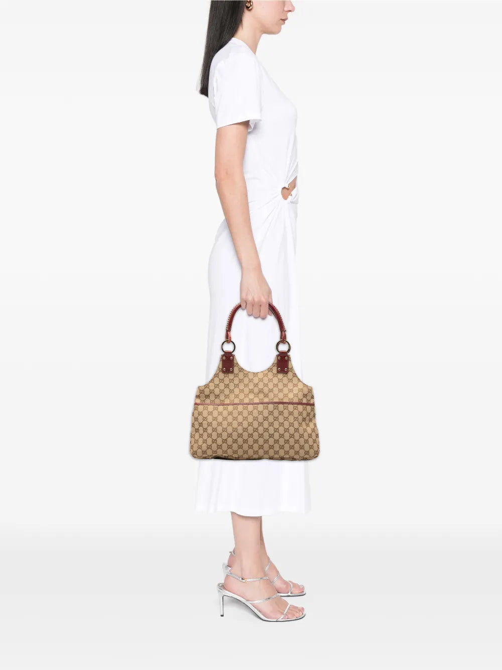 Gucci Pre Owned 2000 2015 Gg Canvas Shoulder Bag — Same as shown — Size One Size — Side View