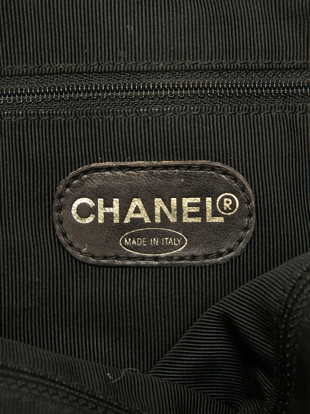 Chanel Pre Owned 1996 1997 Caviar Logo Chain Shoulder Bag — Same as shown — Size One Size — Lifestyle View