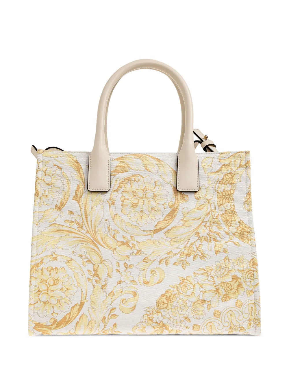 Versace Small La Medusa Printed Canvas Tote Bag — Same as shown — Size One Size — Back View