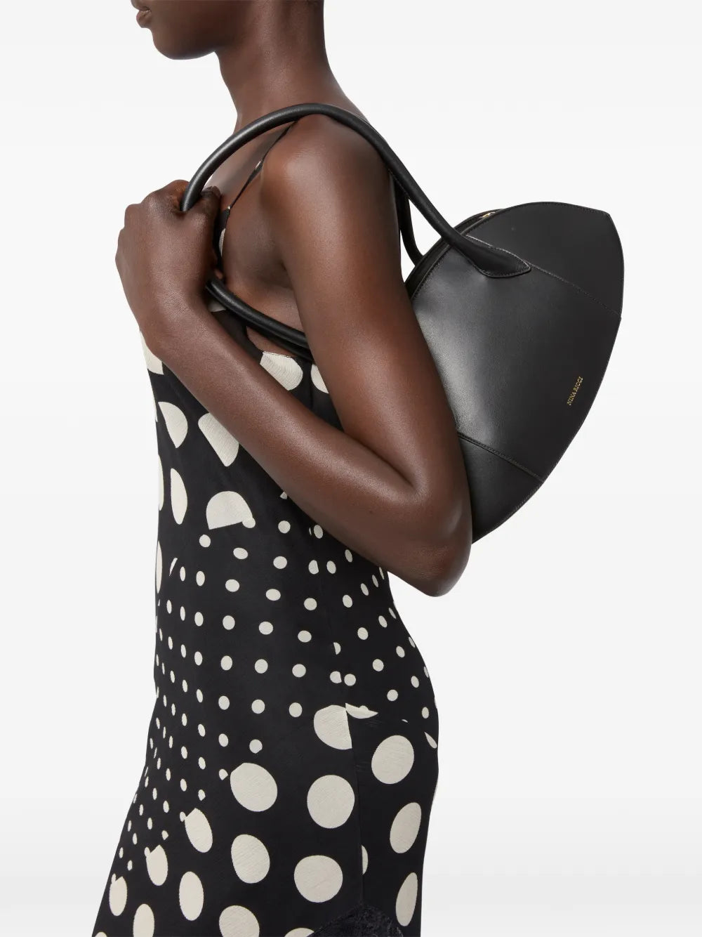 Nina Ricci Medium Le Bal Zip Calf Leather Shoulder Bag — Same as shown — Size One Size — Side View
