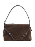 Givenchy Buckle Detail Shoulder Bag — Same as shown — Size One Size — Front View