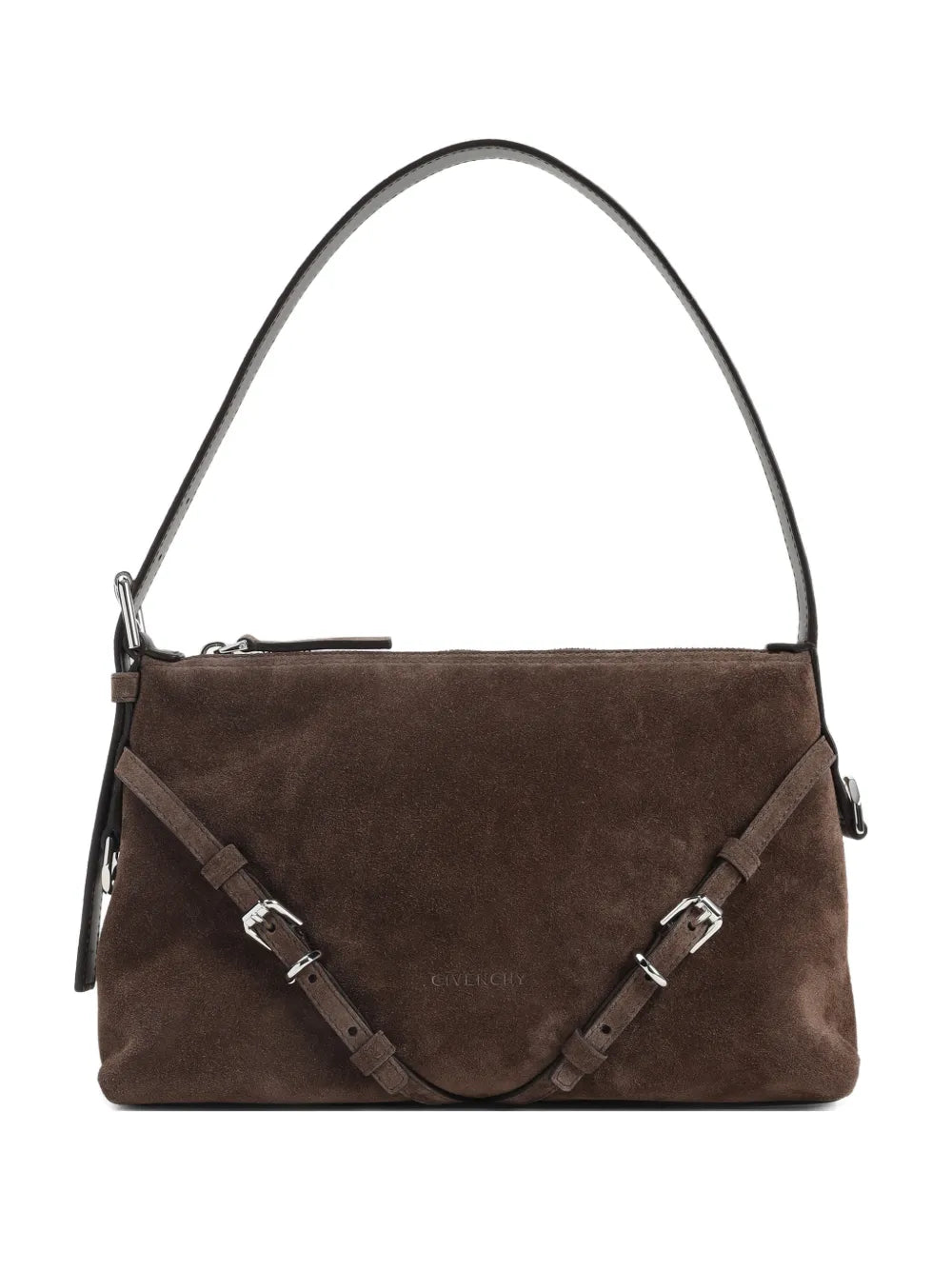 Givenchy Buckle Detail Shoulder Bag — Same as shown — Size One Size — Front View