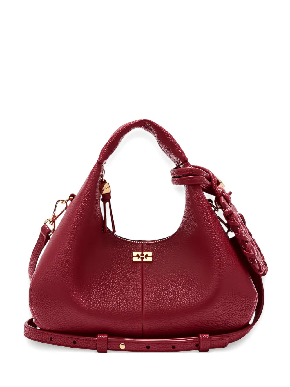 Ganni Logo Plaque Mini Bag — Same as shown — Size One Size — Front View