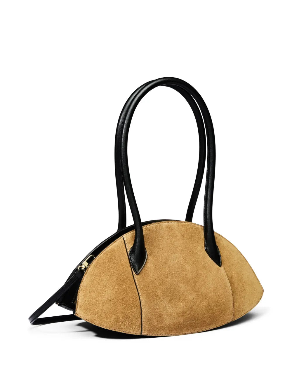 Nina Ricci Medium Le Bal Suede Zip Shoulder Bag — Same as shown — Size One Size — Back View