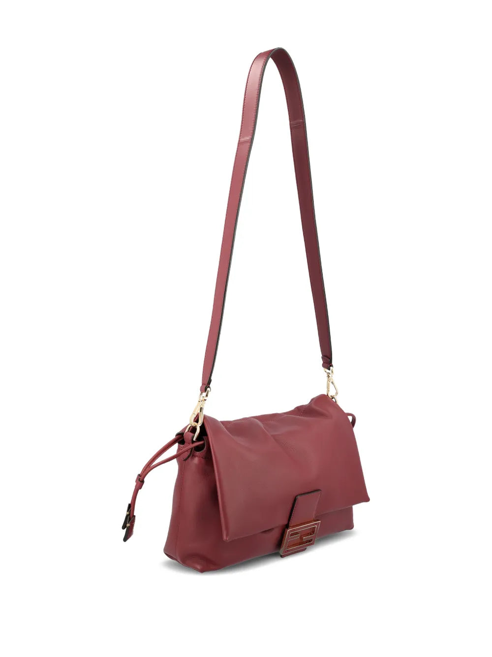 Fendi Medium Mamma Baguette Leather Shoulder Bag — Same as shown — Size One Size — Back View