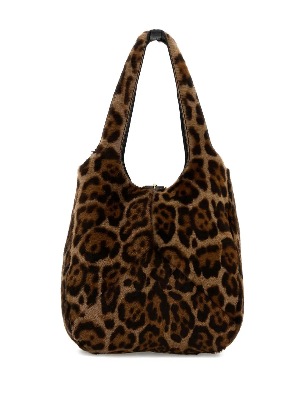 Chloe Balloon Leopard Print Shoulder Bag — Same as shown — Size One Size — Side View