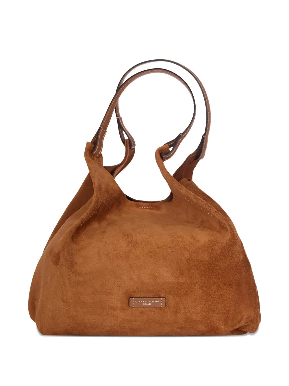 Gianni Chiarini Leather Shoulder Bag — Same as shown — Size One Size — Front View