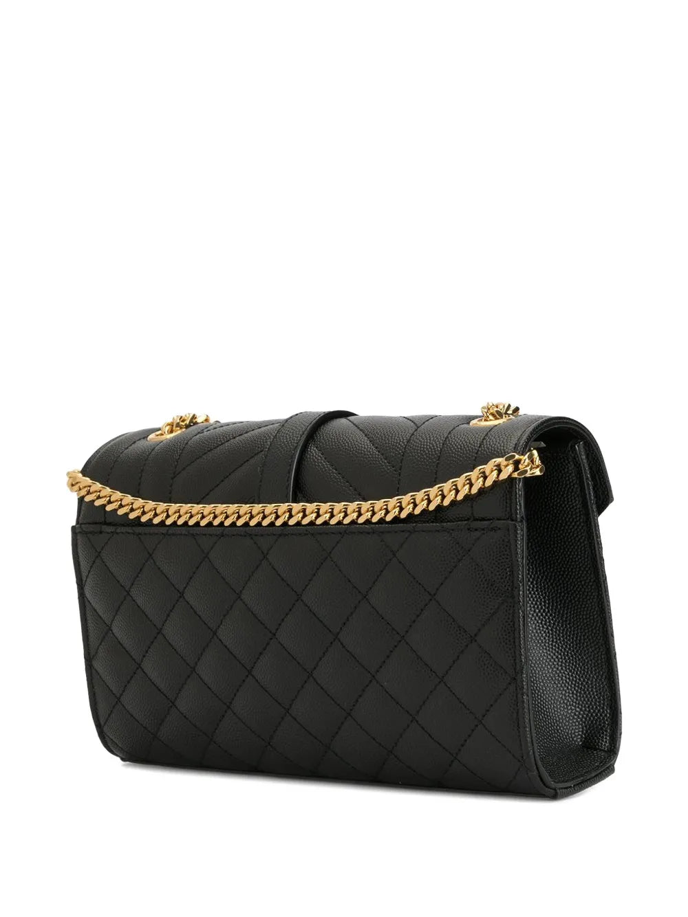 Saint Laurent Small Envelope Flap Shoulder Bag — Same as shown — Size One Size — Side View