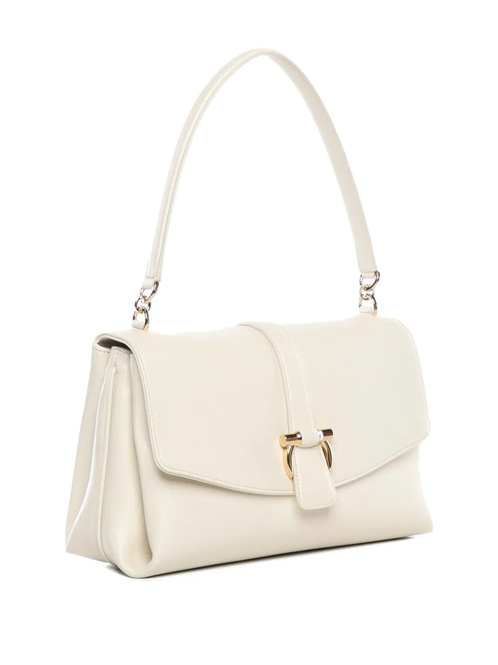 Ferragamo Logo Buckle Shoulder Bag — Same as shown — Size One Size — Back View
