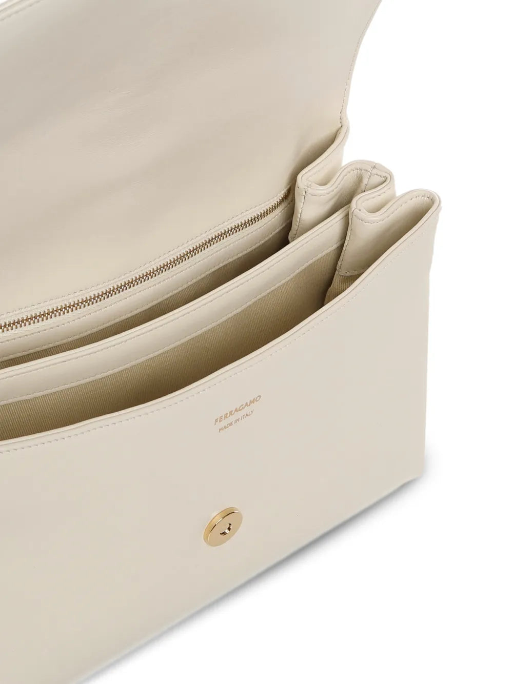 Ferragamo Logo Buckle Shoulder Bag — Same as shown — Size One Size — Top View