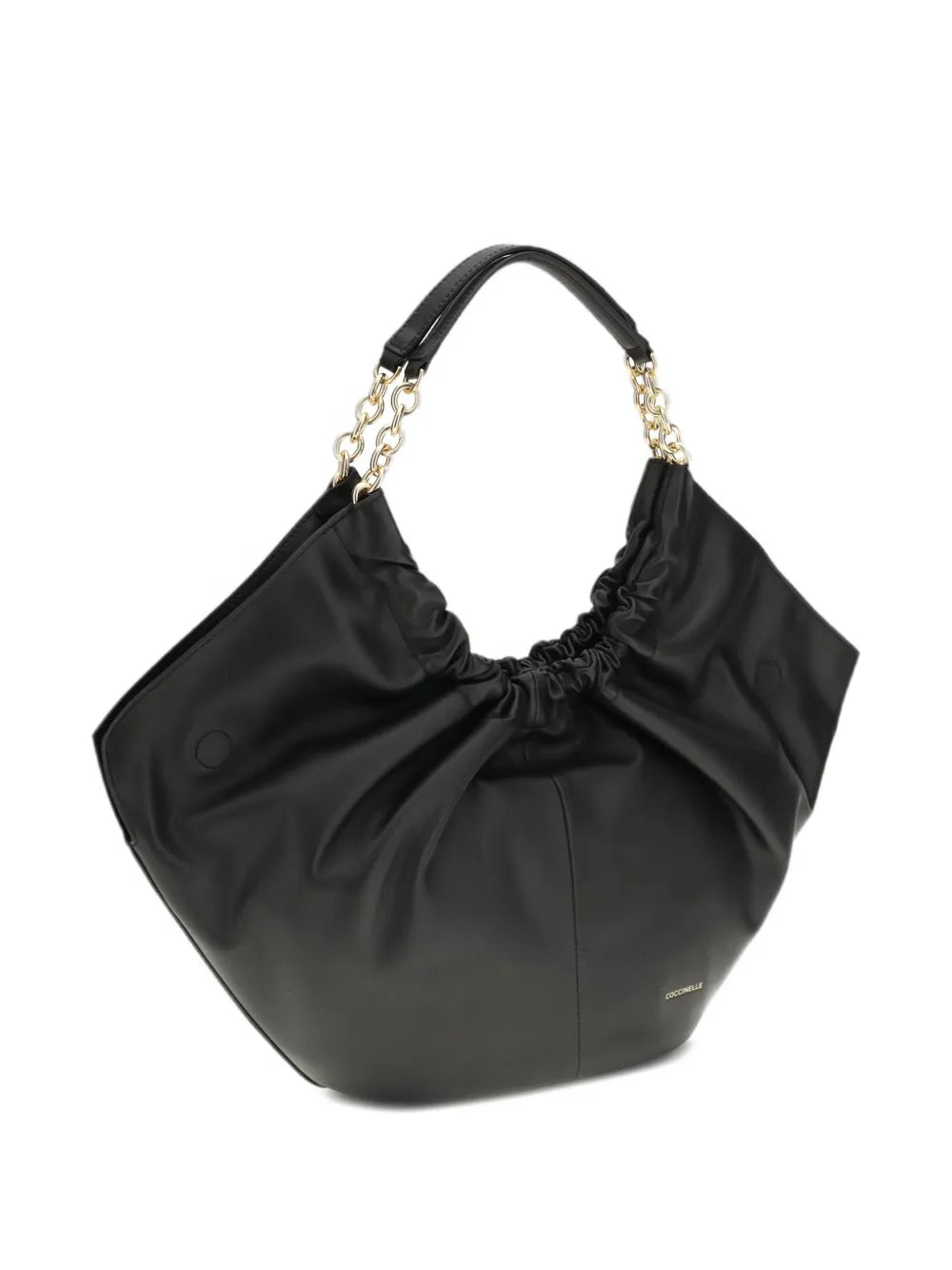 Coccinelle Medium Smash Leather Shoulder Bag — Same as shown — Size One Size — Side View