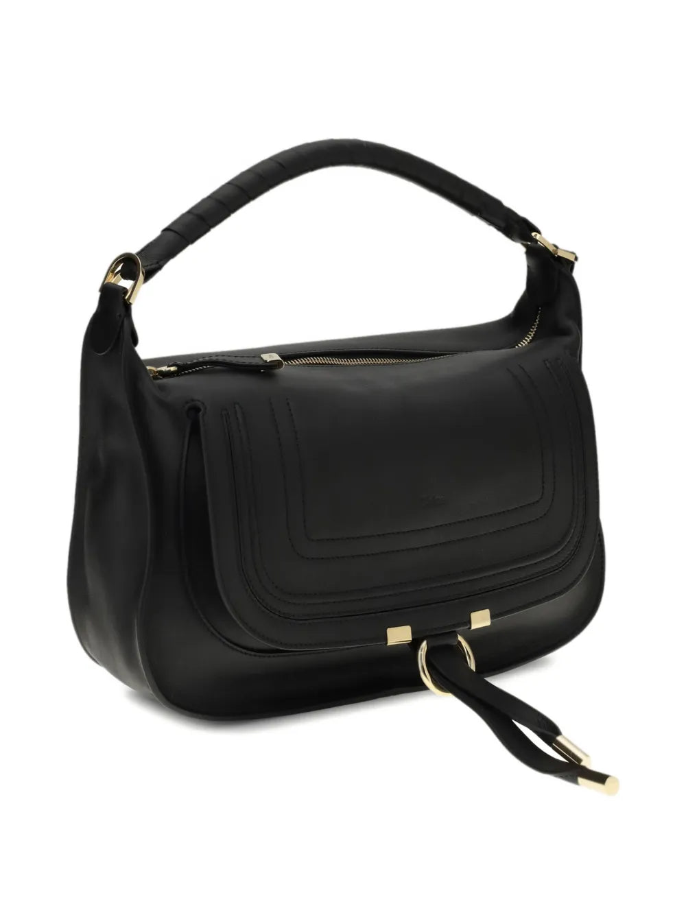 Chloe Small Marcie Leather Shoulder Bag — Same as shown — Size One Size — Back View
